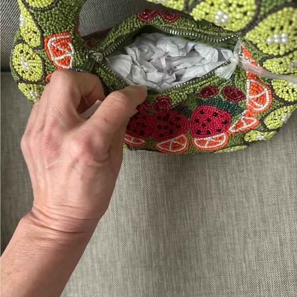 VIRAL TJ MAXX Fruit Beaded Hobo Bag - NEED TO REDUCE INVENTORY - Picture 3 of 4